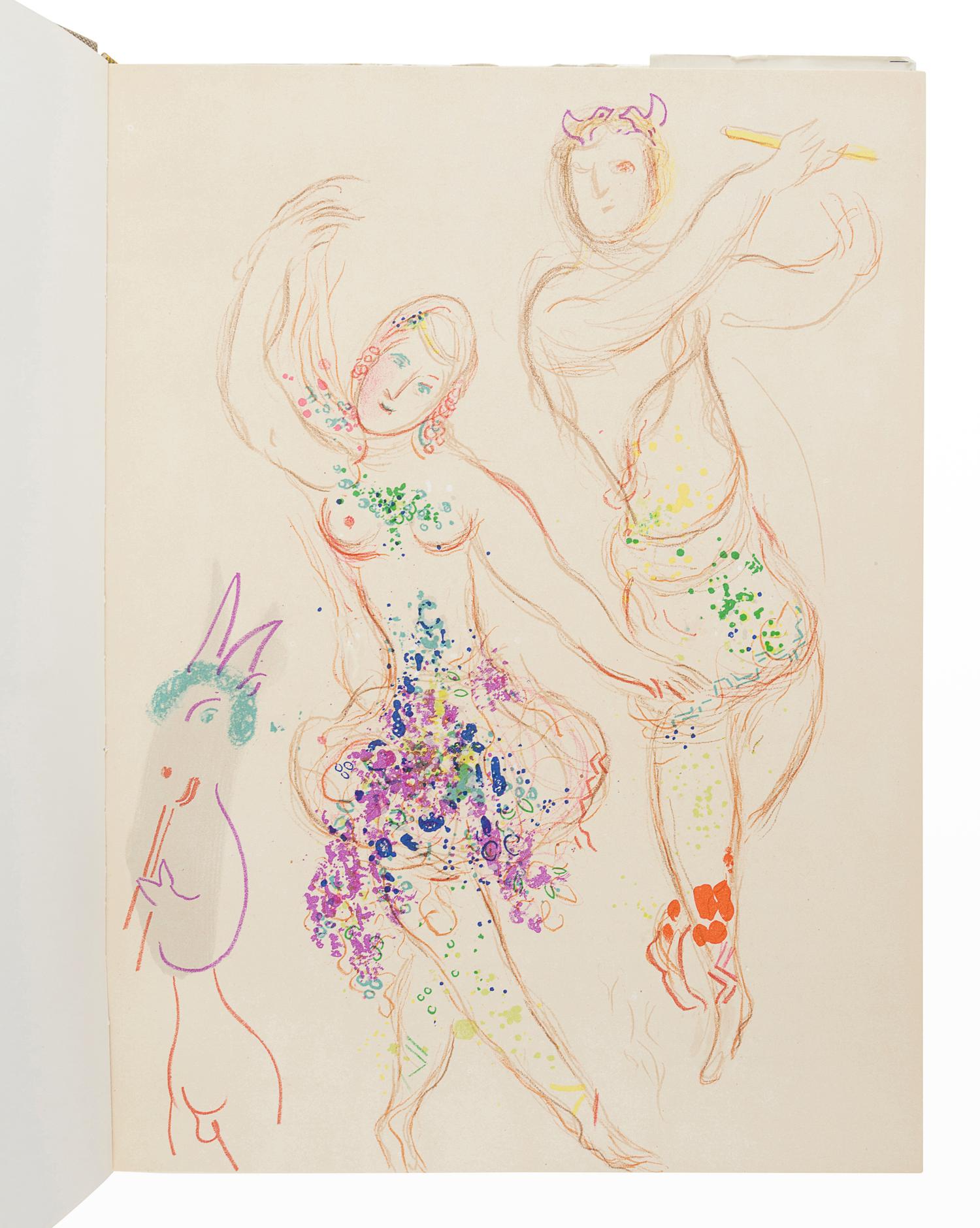 CHAGALL, Marc (1887-1995). -- LASSAIGNE, Jacques. Marc Chagall: Drawings and Water Colors for The Ballet. New York: Tudor Publishing, 1969.