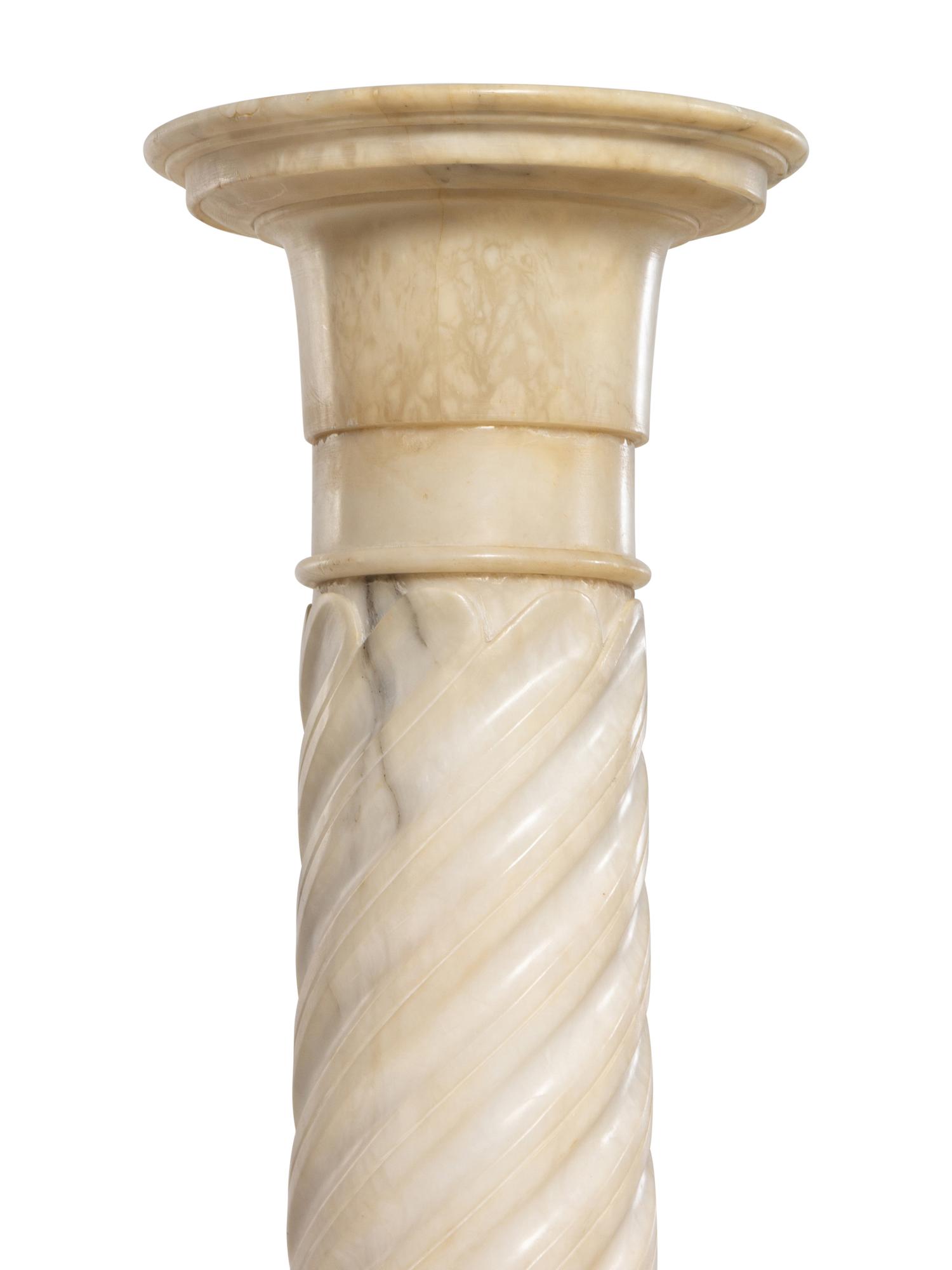 A Continental Marble Pedestal