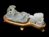Two Chinese Jade Carvings