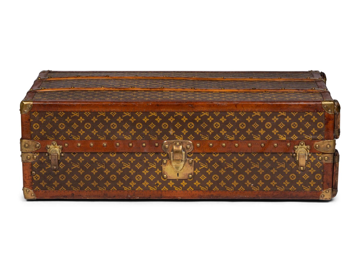Louis Vuitton Malle-Armoire Steamer Wardrobe Trunk, Early 20th Century
