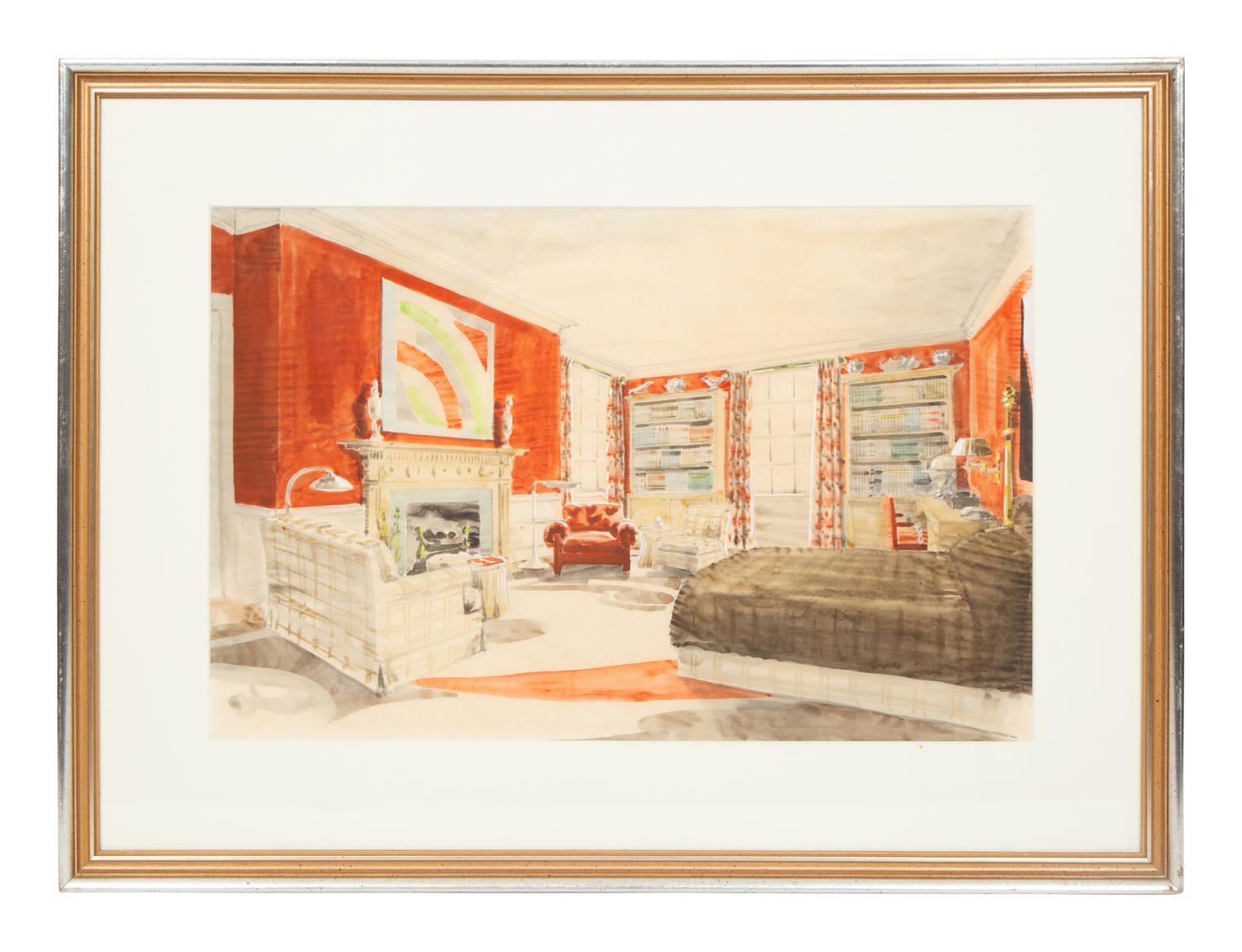 Residence of Mrs. Walter Buehl Ford, Grosse Pointe, Michigan, Studies (a group of three works)