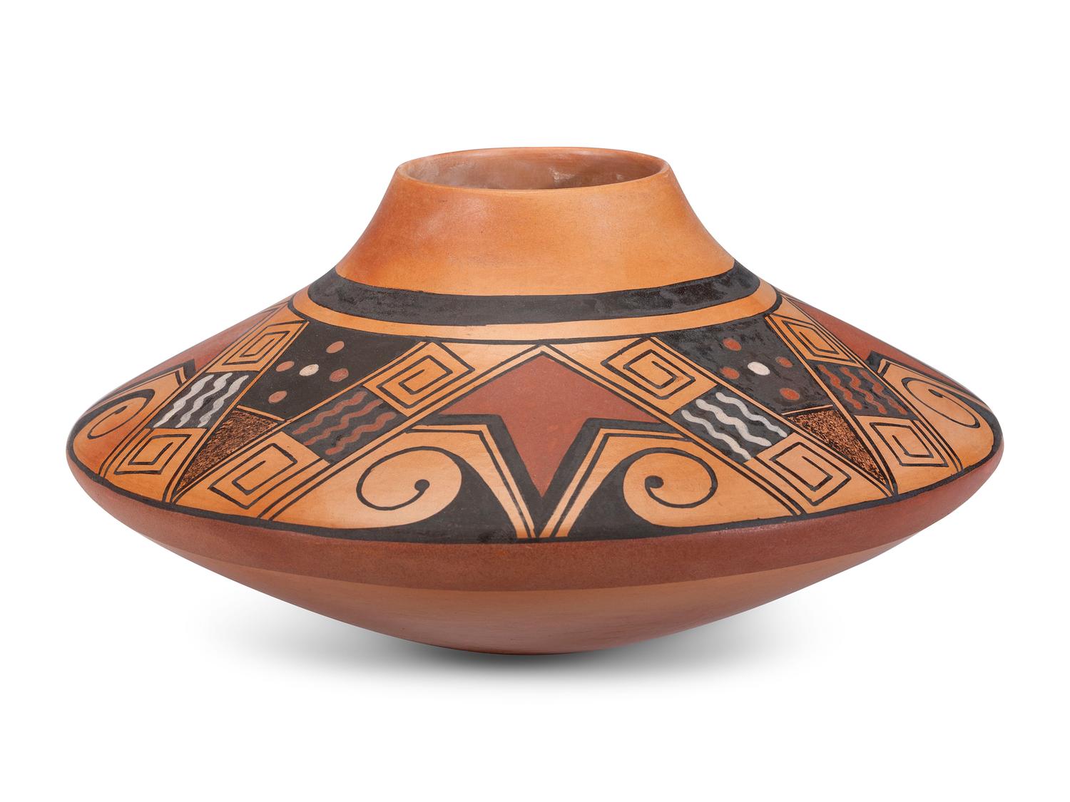 Polychrome Pottery Vase