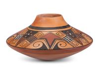 Polychrome Pottery Vase