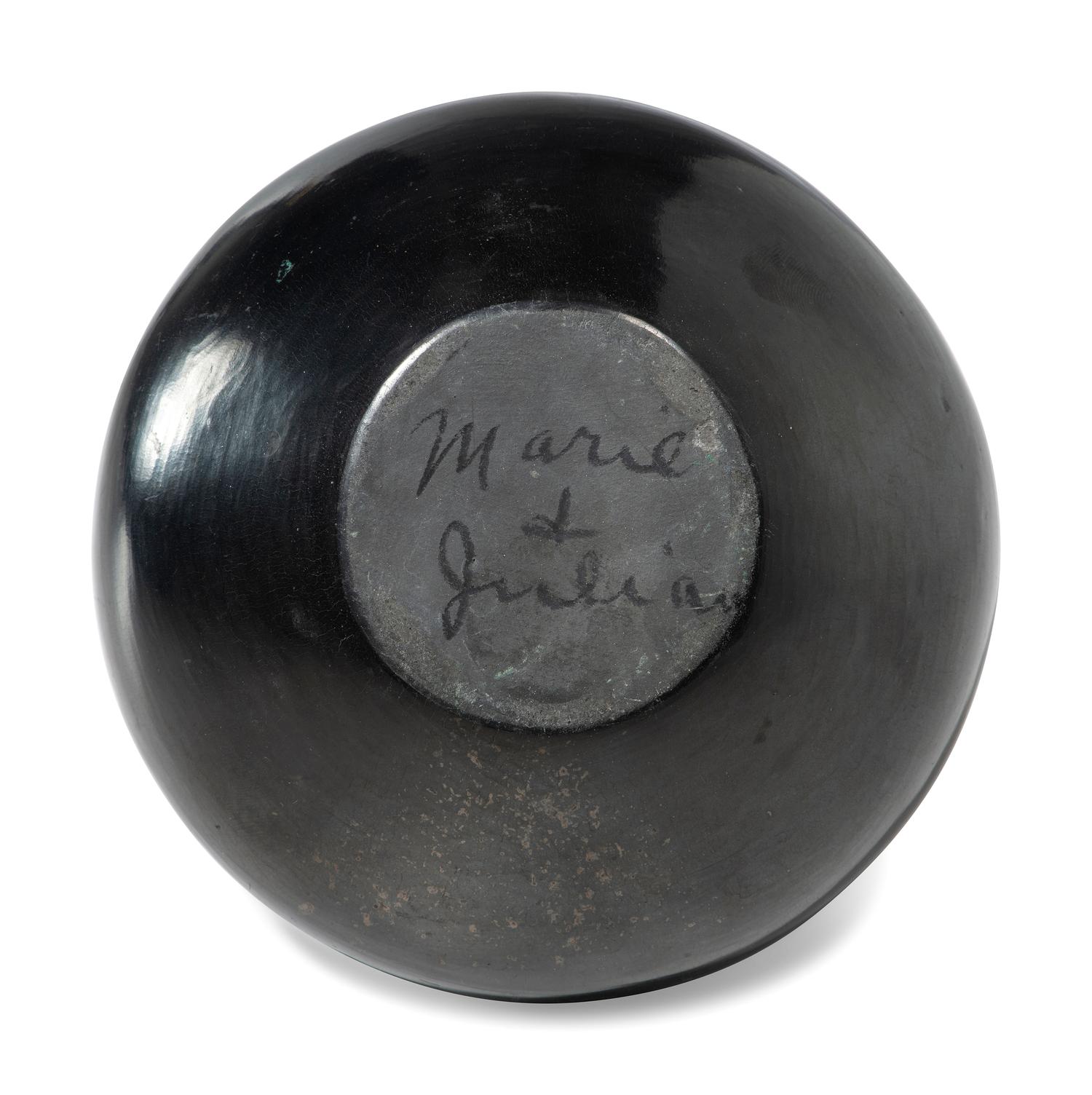 Blackware Pottery Bowl, 1925-1943