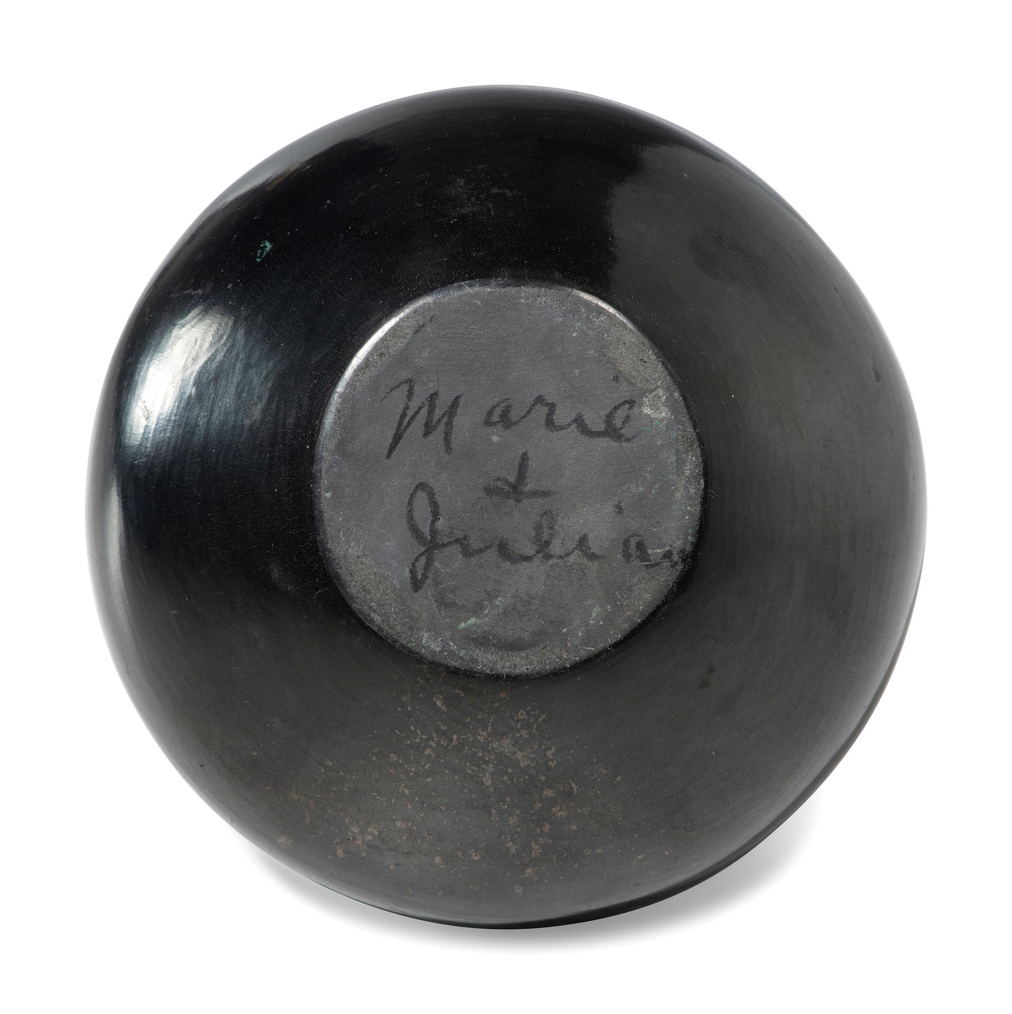 Blackware Pottery Bowl, 1925-1943