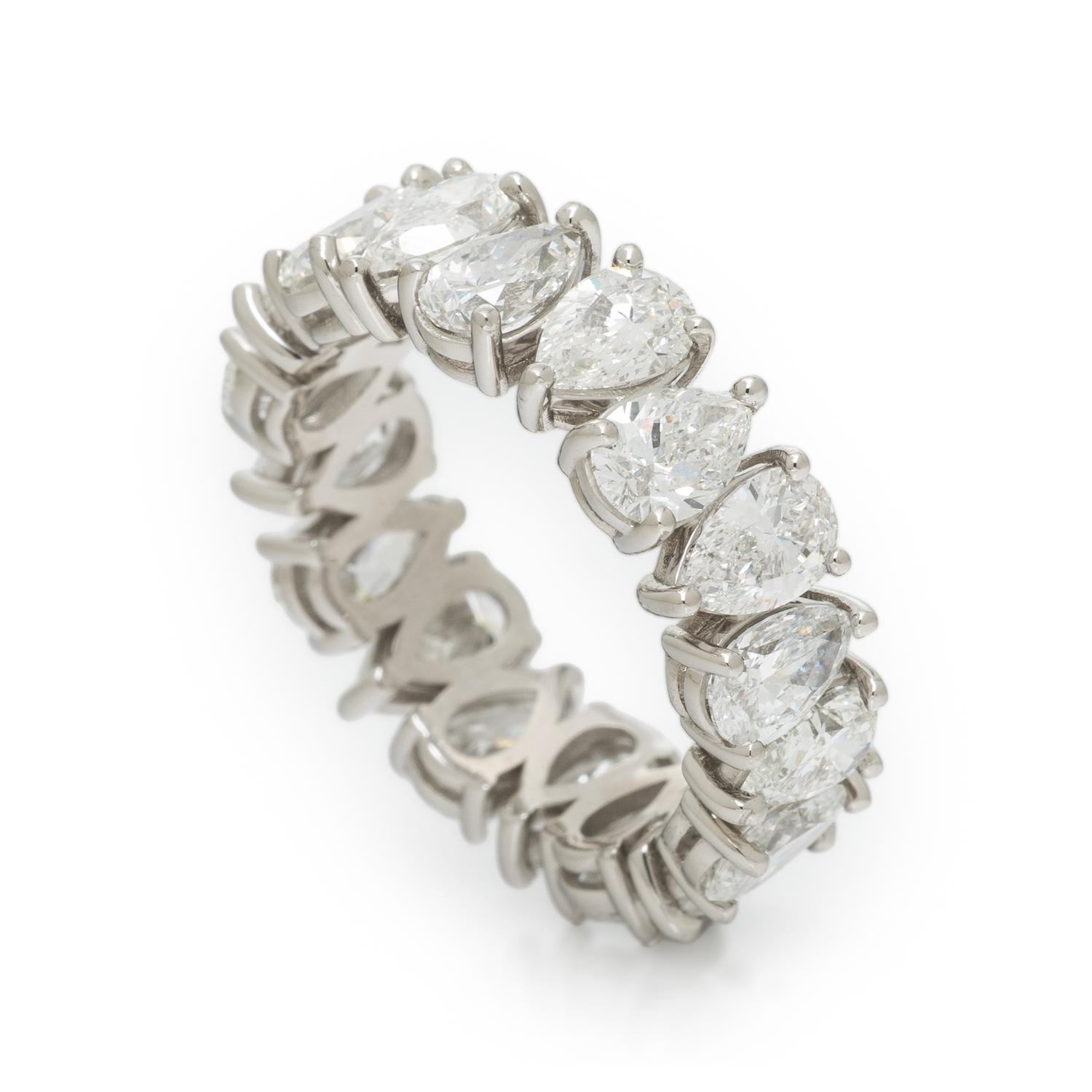 DIAMOND AND PLATINUM ETERNITY BAND