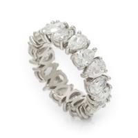 DIAMOND AND PLATINUM ETERNITY BAND