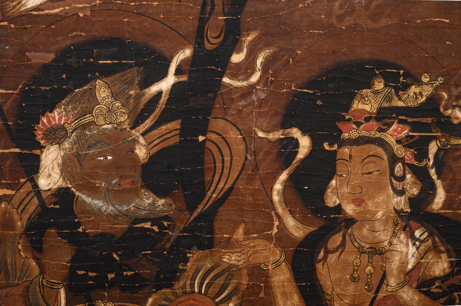 A Set of Six Japanese 'Buddhist' Paintings