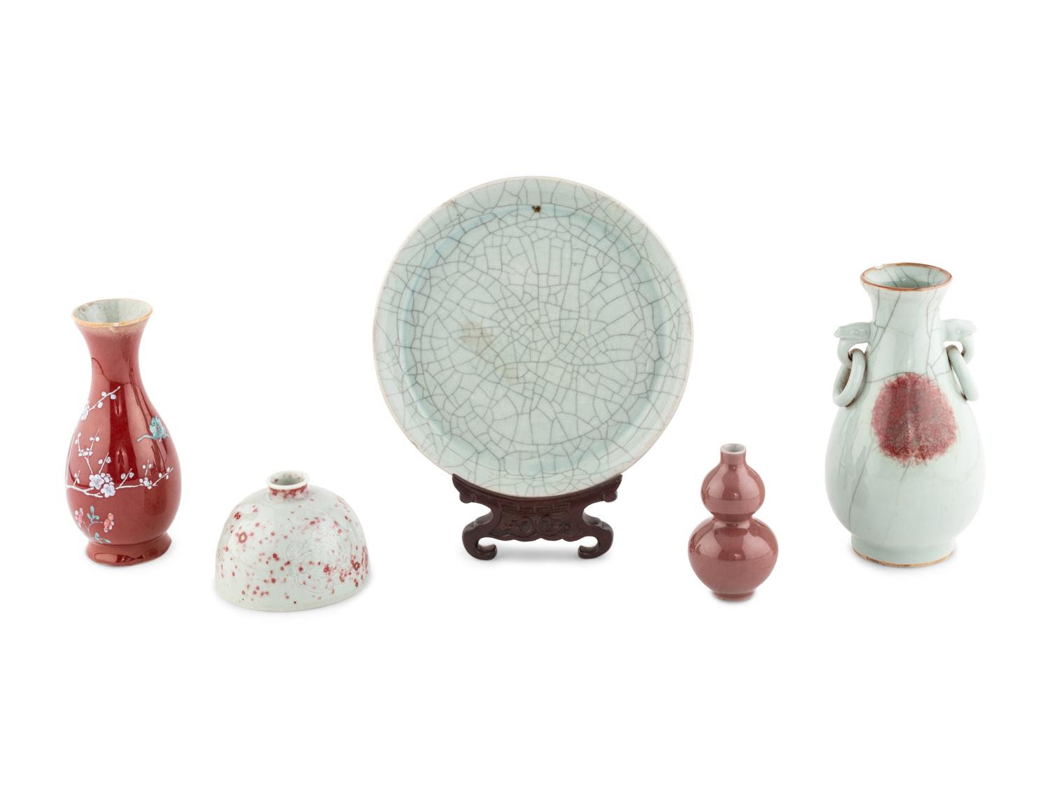 Five Chinese Porcelain Articles