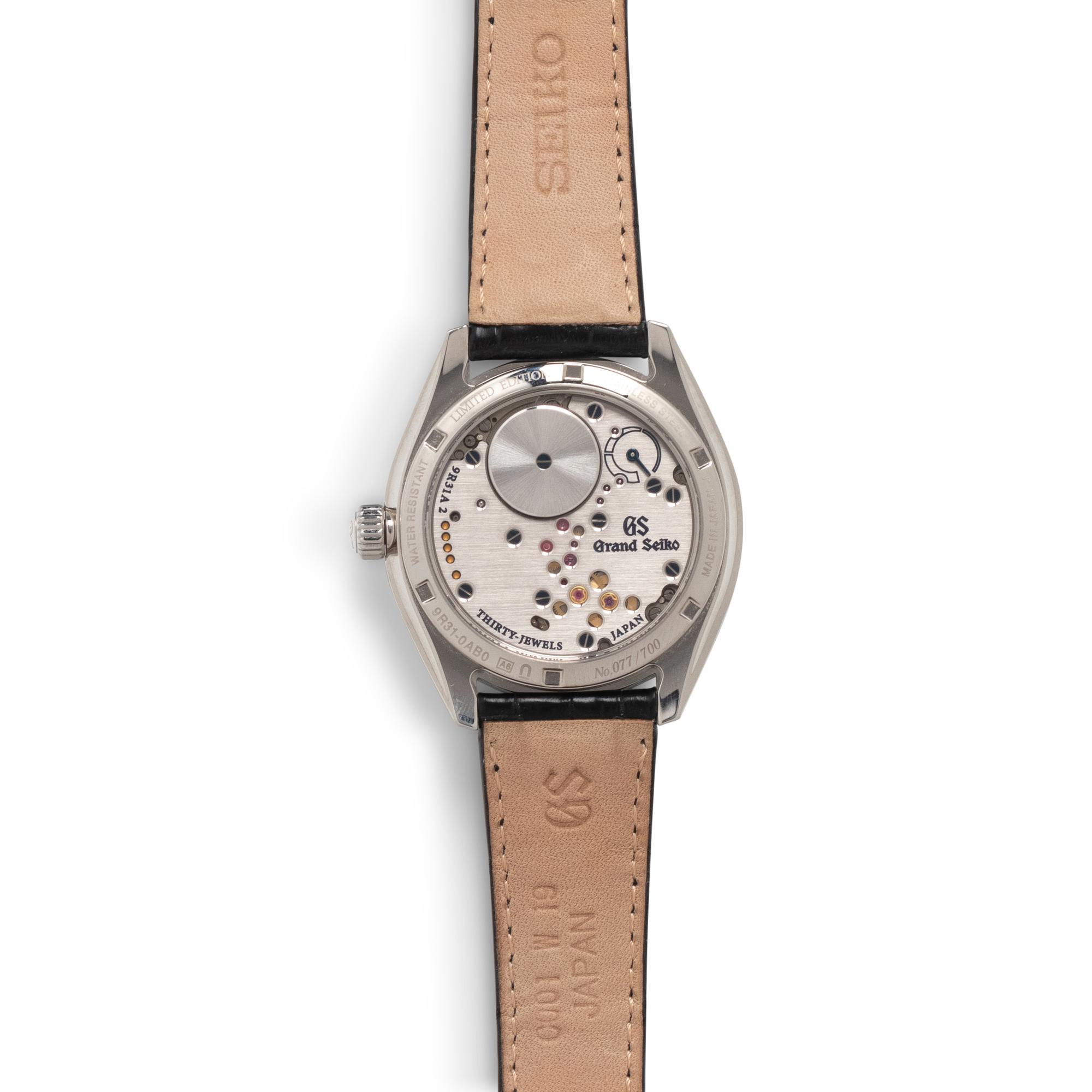 GRAND SEIKO, STAINLESS STEEL 'SPRING DRIVE' WATCH