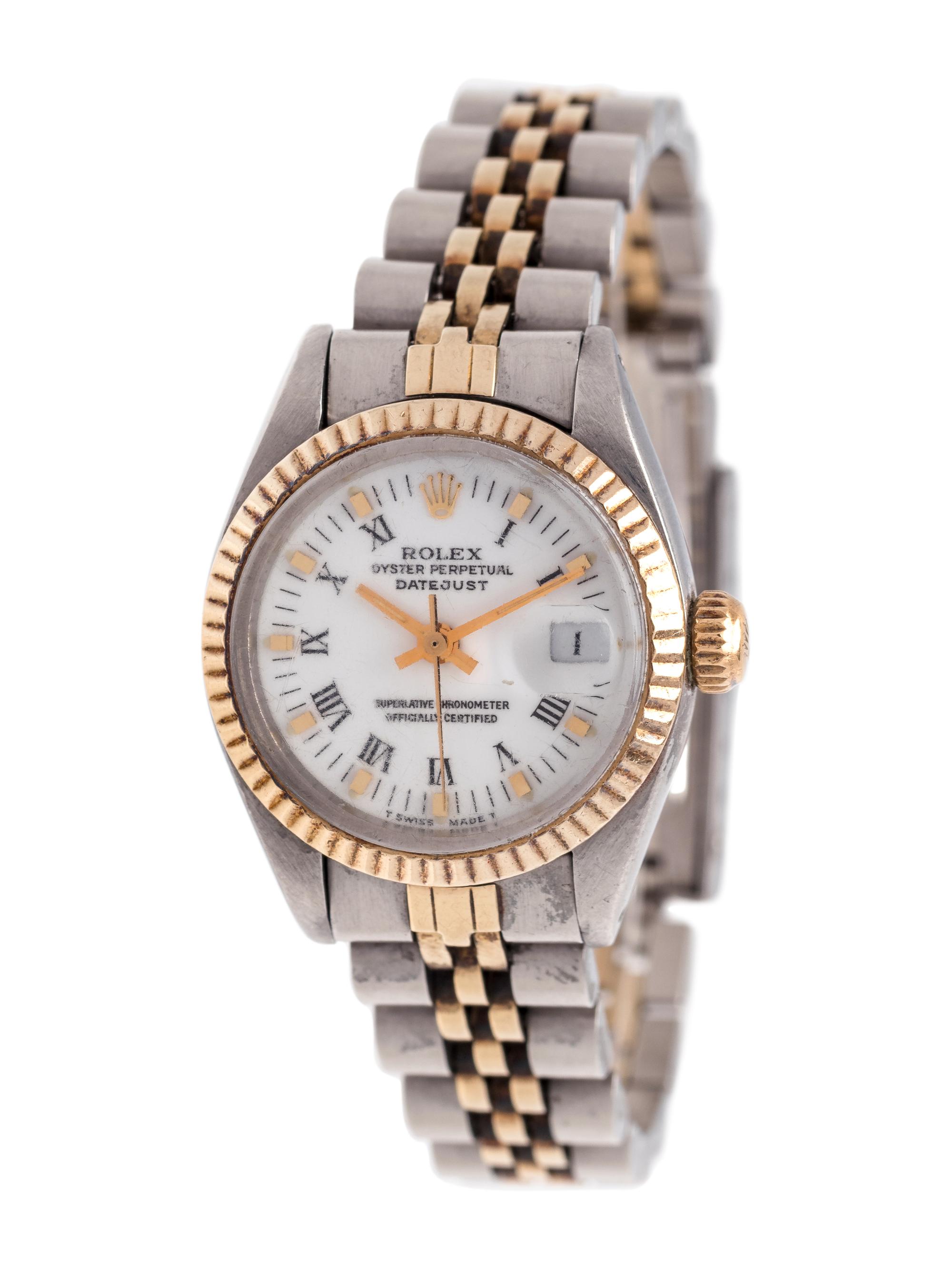 ROLEX, STAINLESS STEEL AND YELLOW GOLD REF. 6917 'OYSTER PERPETUAL DATEJUST' WRISTWATCH, CIRCA 1981