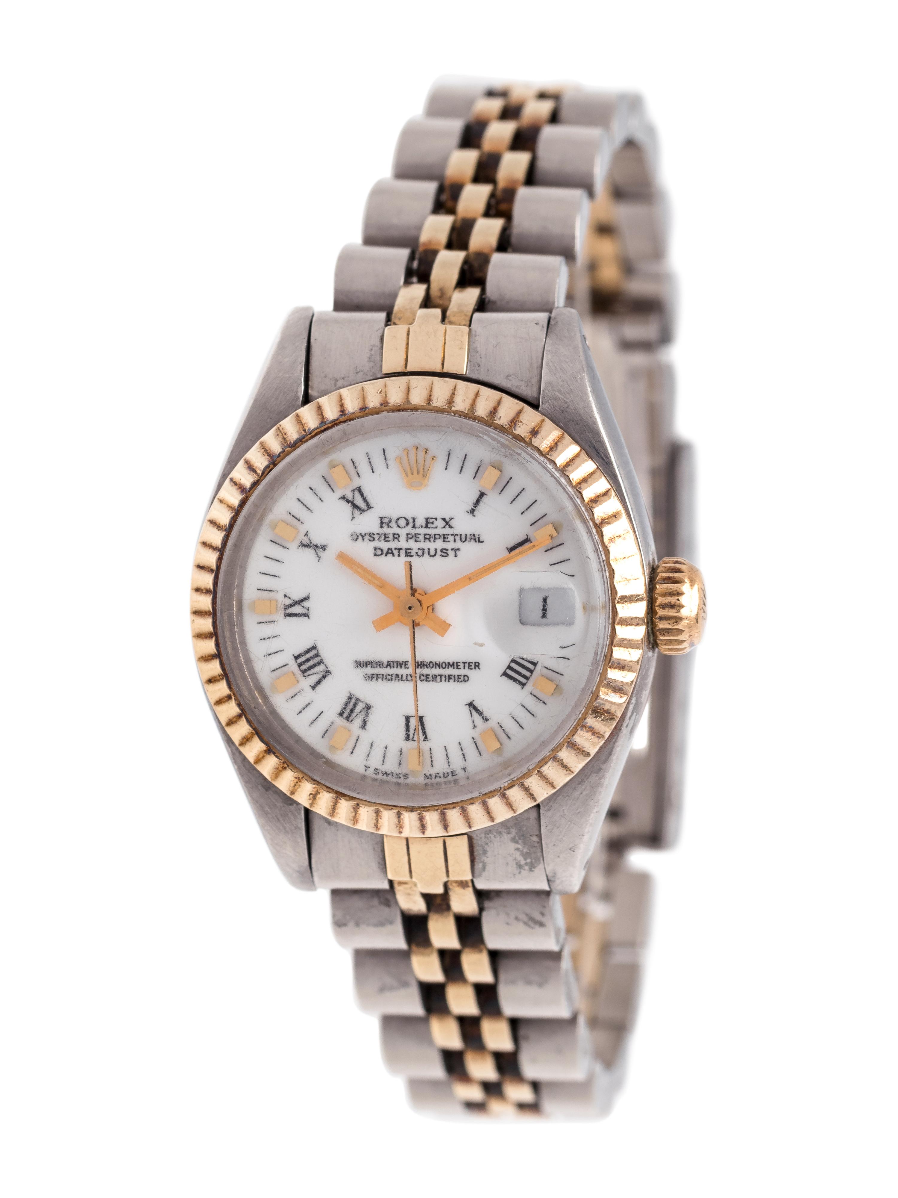 ROLEX, STAINLESS STEEL AND YELLOW GOLD REF. 6917 'OYSTER PERPETUAL DATEJUST' WRISTWATCH, CIRCA 1981