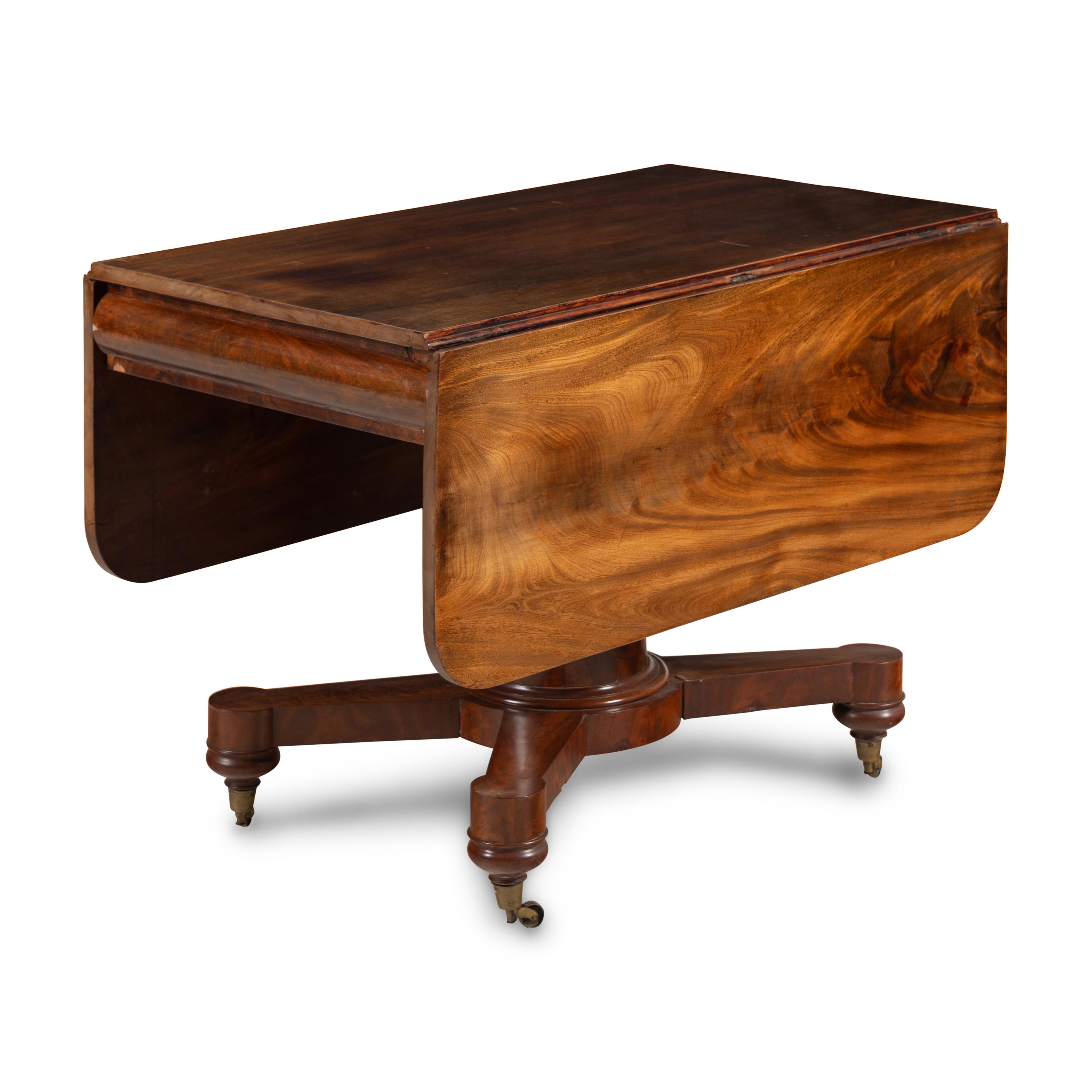A Classical Mahogany Drop Leaf Table