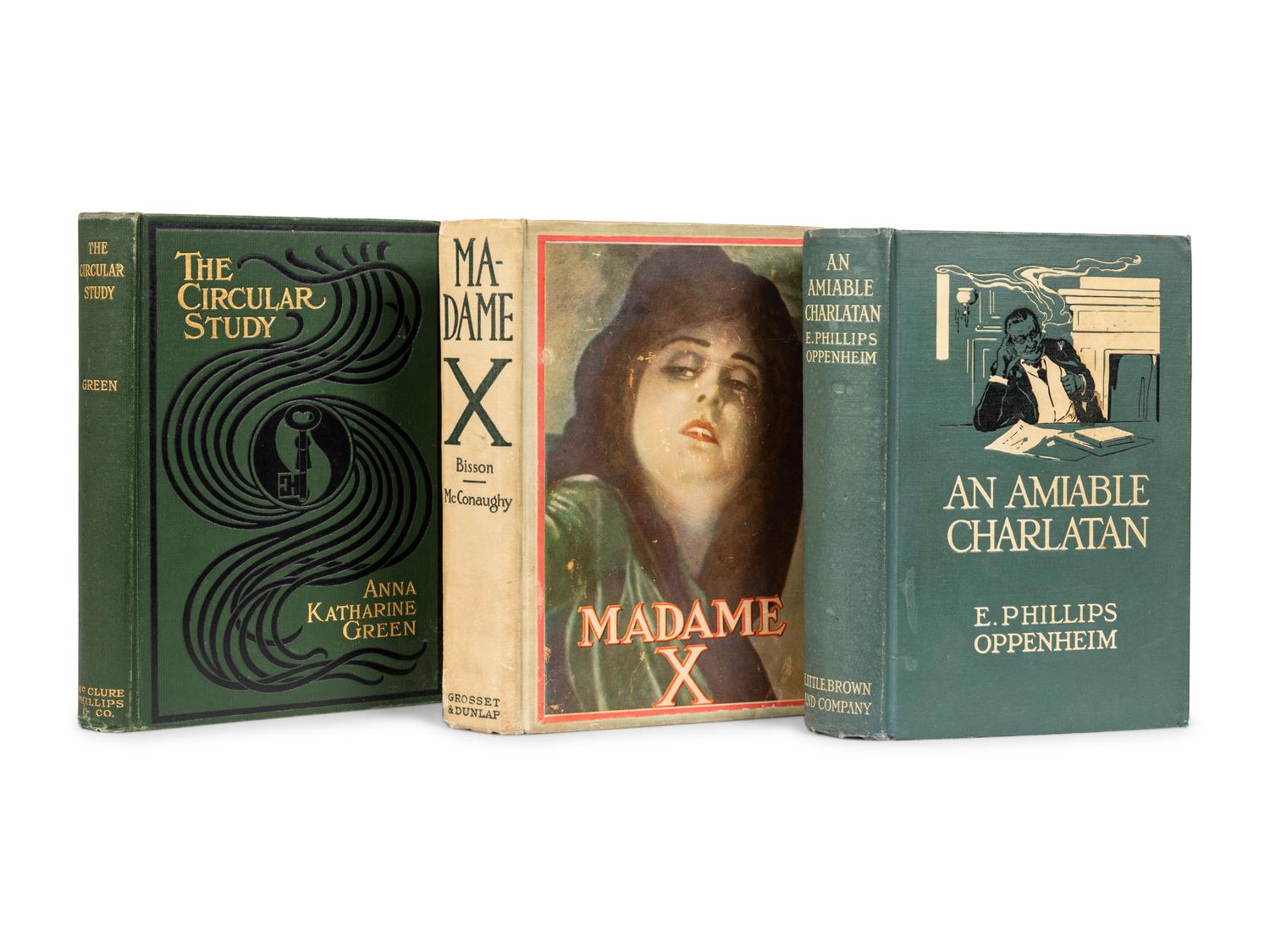 [PUBLISHER'S TRADE BINDINGS - AMERICAN]. A group of 3 mystery novels, comprising: