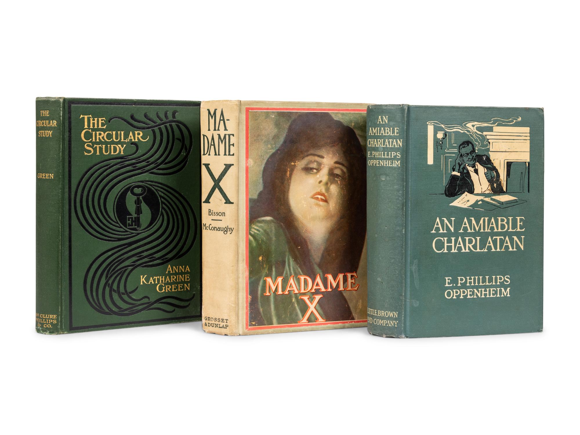 [PUBLISHER'S TRADE BINDINGS - AMERICAN]. A group of 3 mystery novels, comprising: