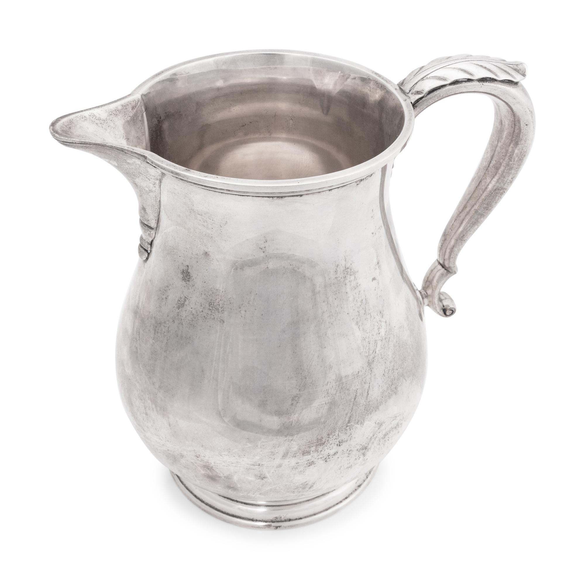 An American Silver Pitcher