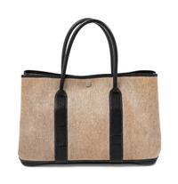 Hermès Toile and Indigo Garden Party MM Tote