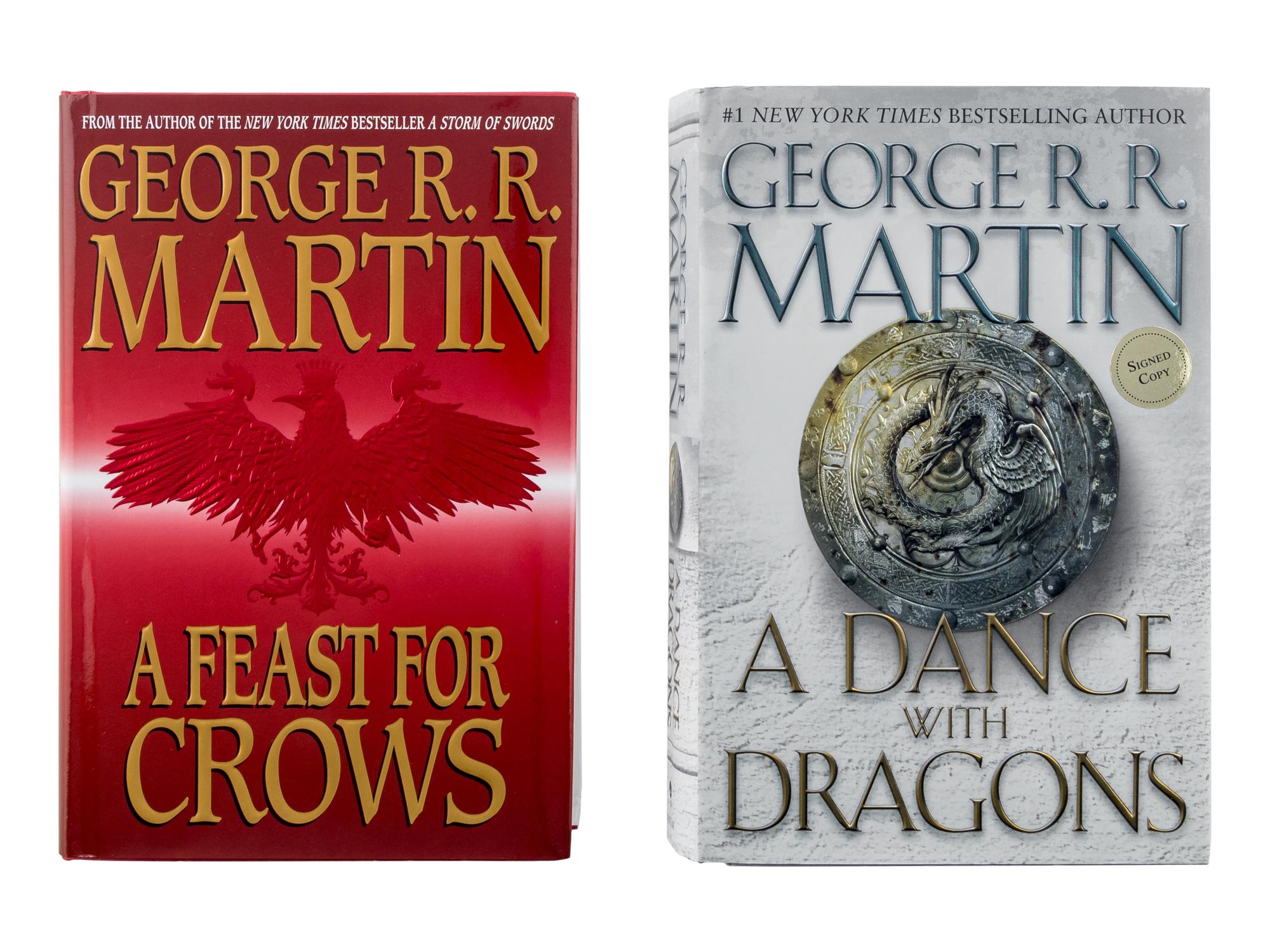 MARTIN, George R.R. (b. 1948). A Feast for Crows. New York: Bantam Books, 2005.