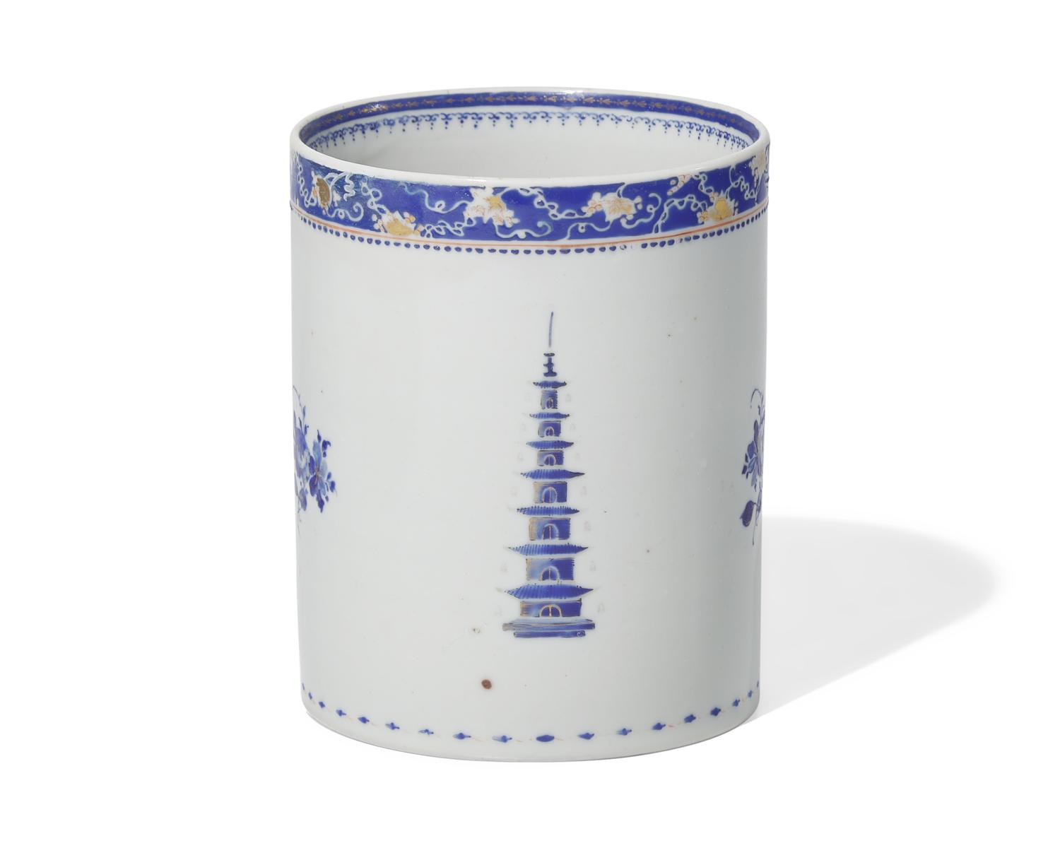 A group of three Chinese Export porcelain tablewares, 18th century