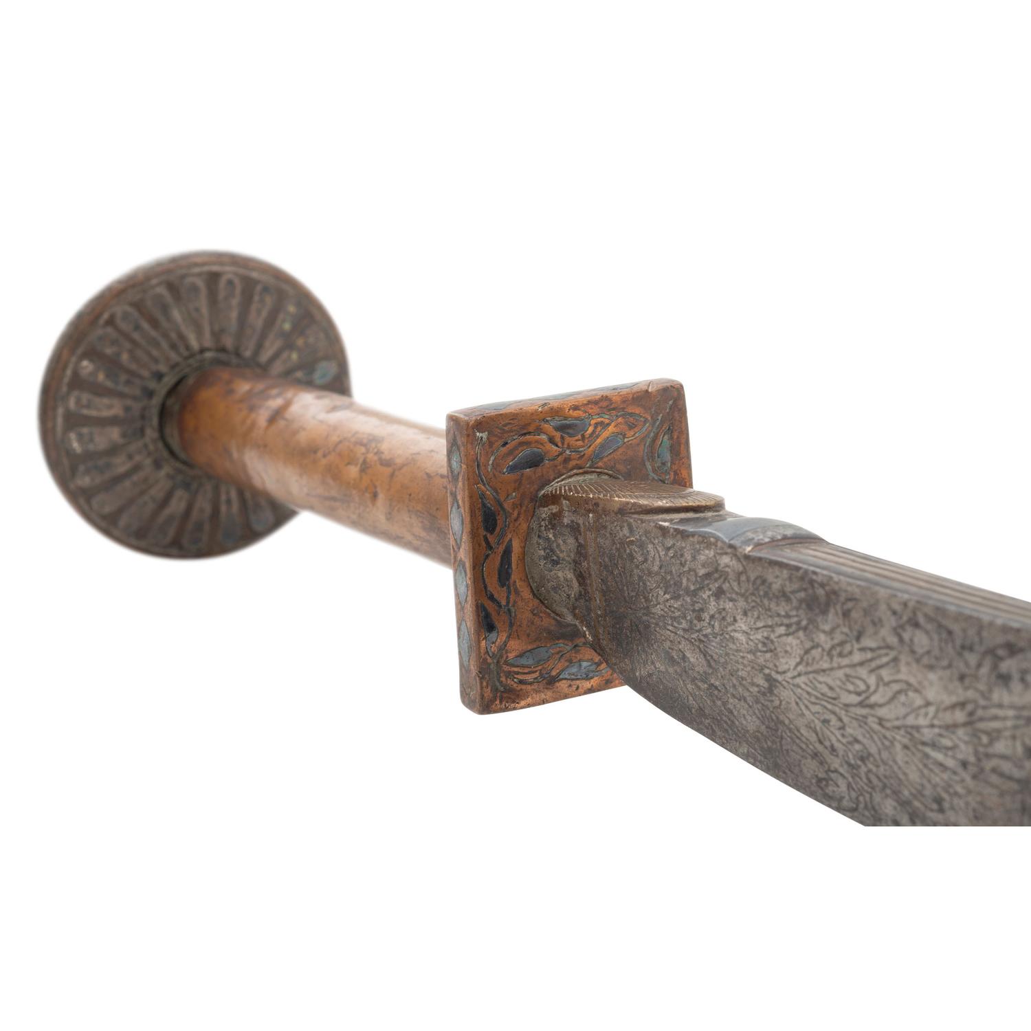 19th Century Nepalese or Bangali Ram Dao Sacrificial Sword