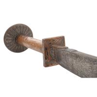 19th Century Nepalese or Bangali Ram Dao Sacrificial Sword