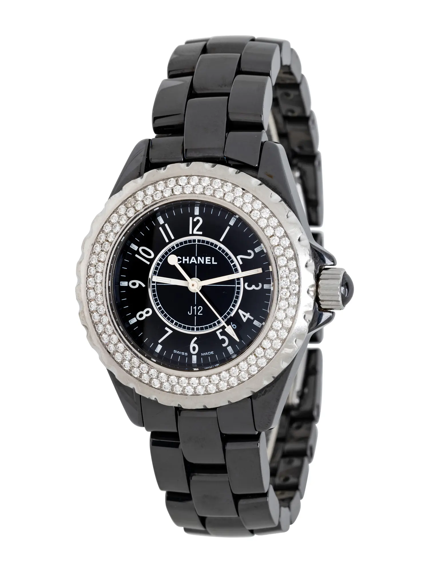 CHANEL, REF. H0949 BLACK CERAMIC, STAINLESS STEEL, AND | Freeman's