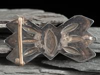 Navajo Silver and Turquoise Belt Buckle