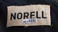 A Norell Black Wool Double Breasted Coat, No size.