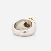 A Paloma Picasso for Tiffany & Co. Pearl Ring, Sterling Silver Bracelet, and Three Lagos Rings Lagos, Tiffany & Co.