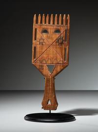 Salish Wood Hand Mirror