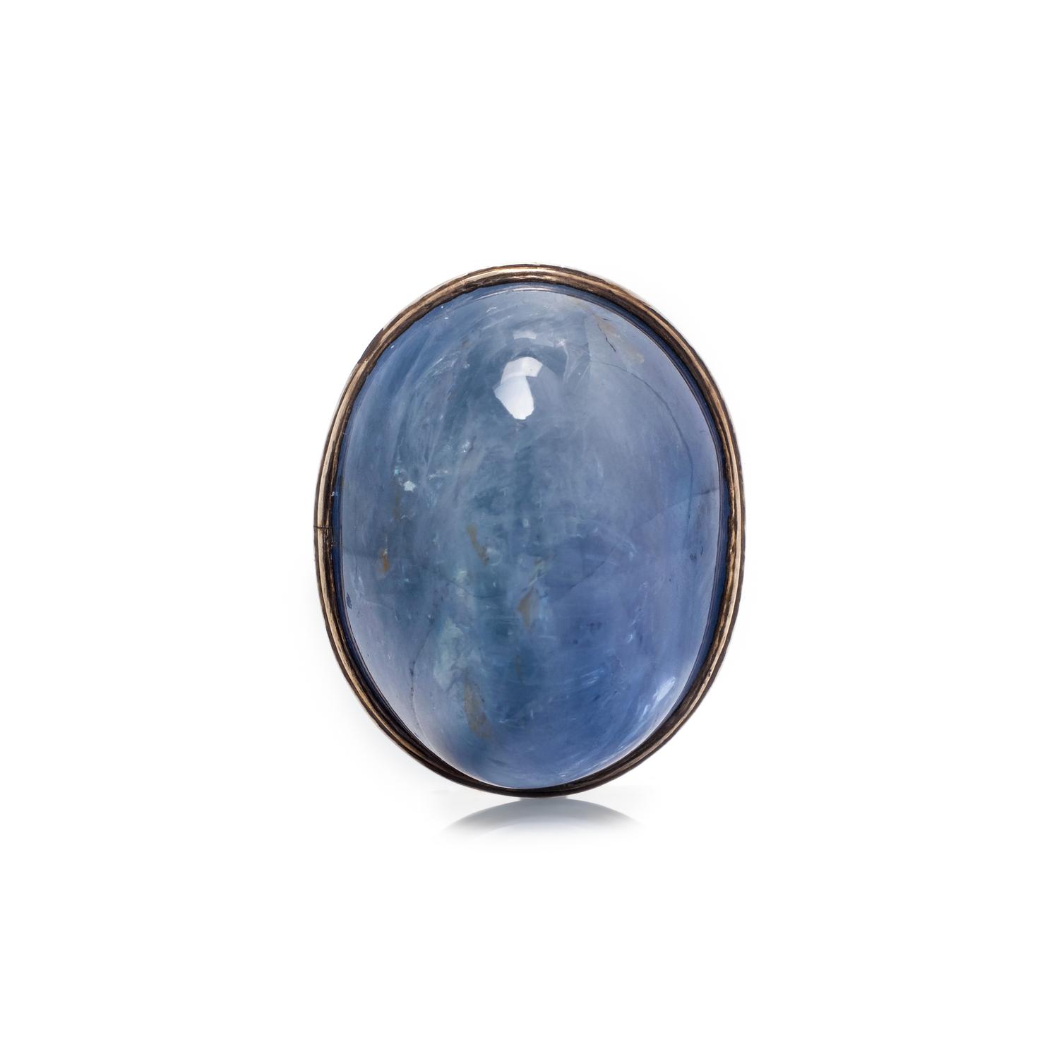 OVAL SUGARLOAF CABOCHON SAPPHIRE ELEMENT