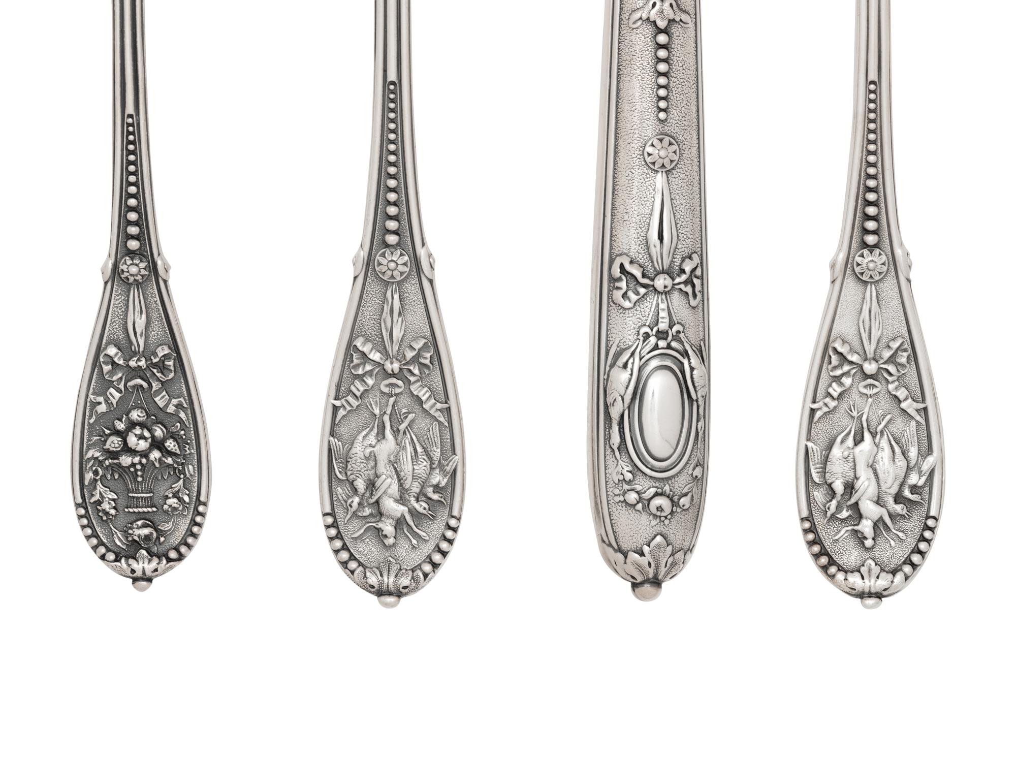 A French Silver Flatware Service