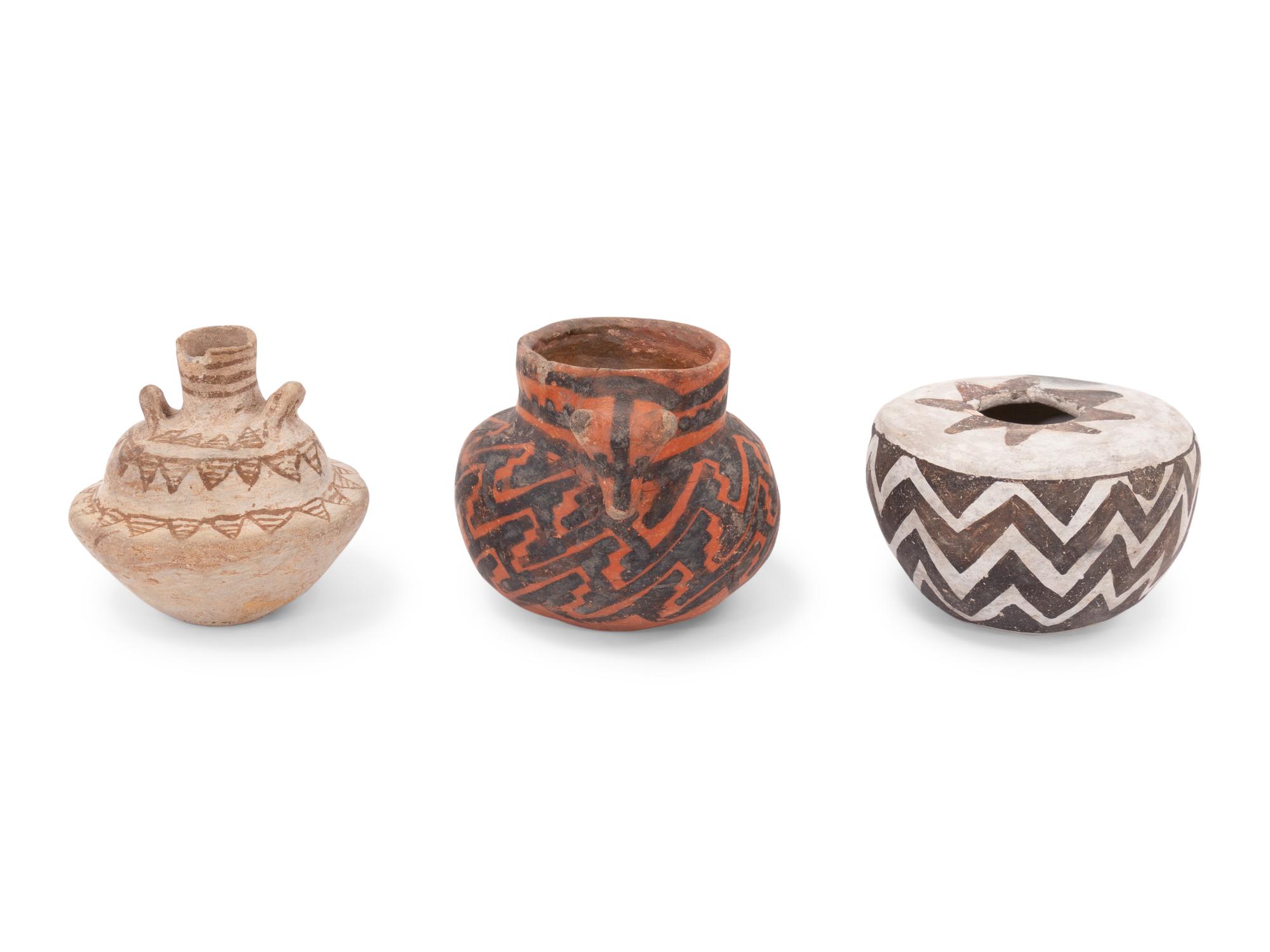 Collection of Anasazi Pottery, Miniature