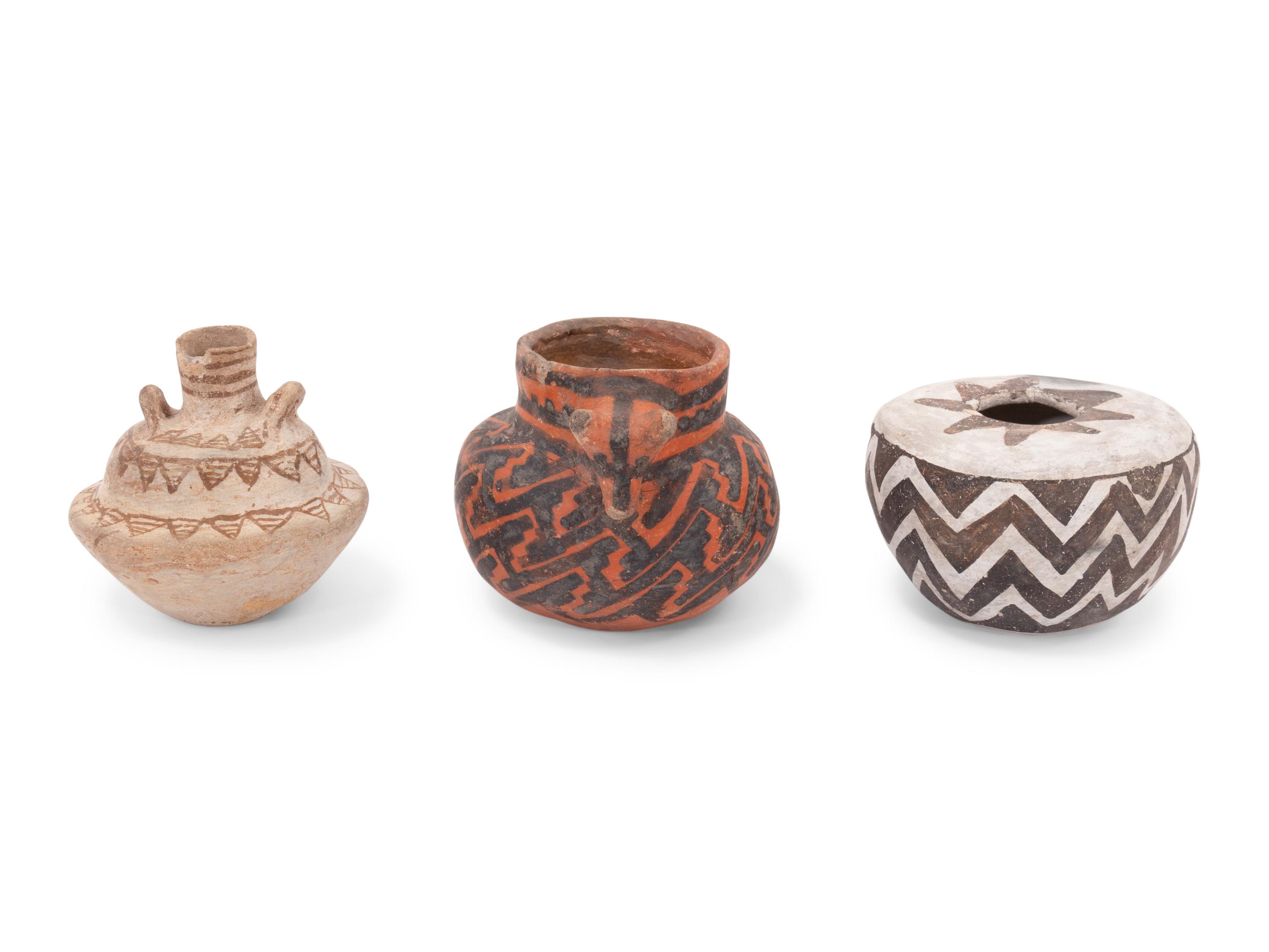 Collection of Anasazi Pottery, Miniature