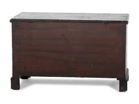 A Chippendale Grain-Painted Pine One-Drawer Blanket Chest