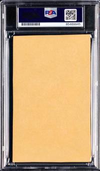 A Connie Mack Signed Autograph Cut (PSA ENCAPSULATED)