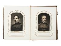 [CIVIL WAR]. Album containing 40+ CDV engravings of Union and Confederate leaders. New York: Elias Dexter, ca 1860s.