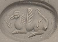 A Sasanian Rock Crystal Stamp Seal
