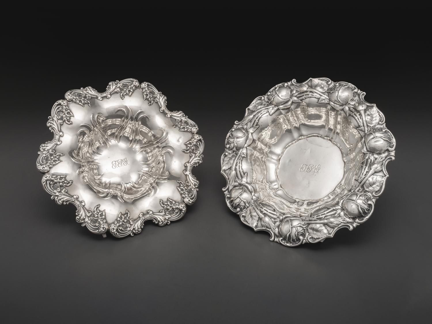 Two American Silver Bowls