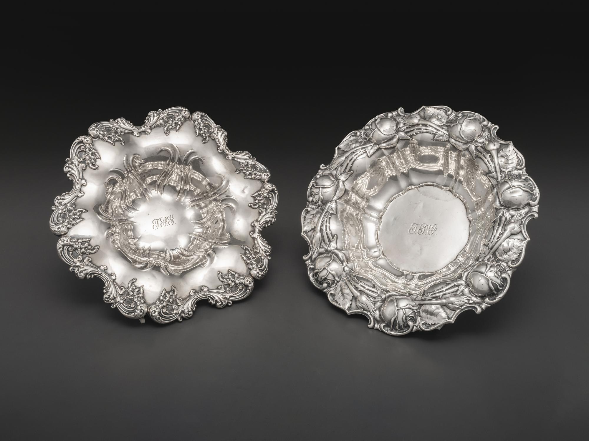 Two American Silver Bowls