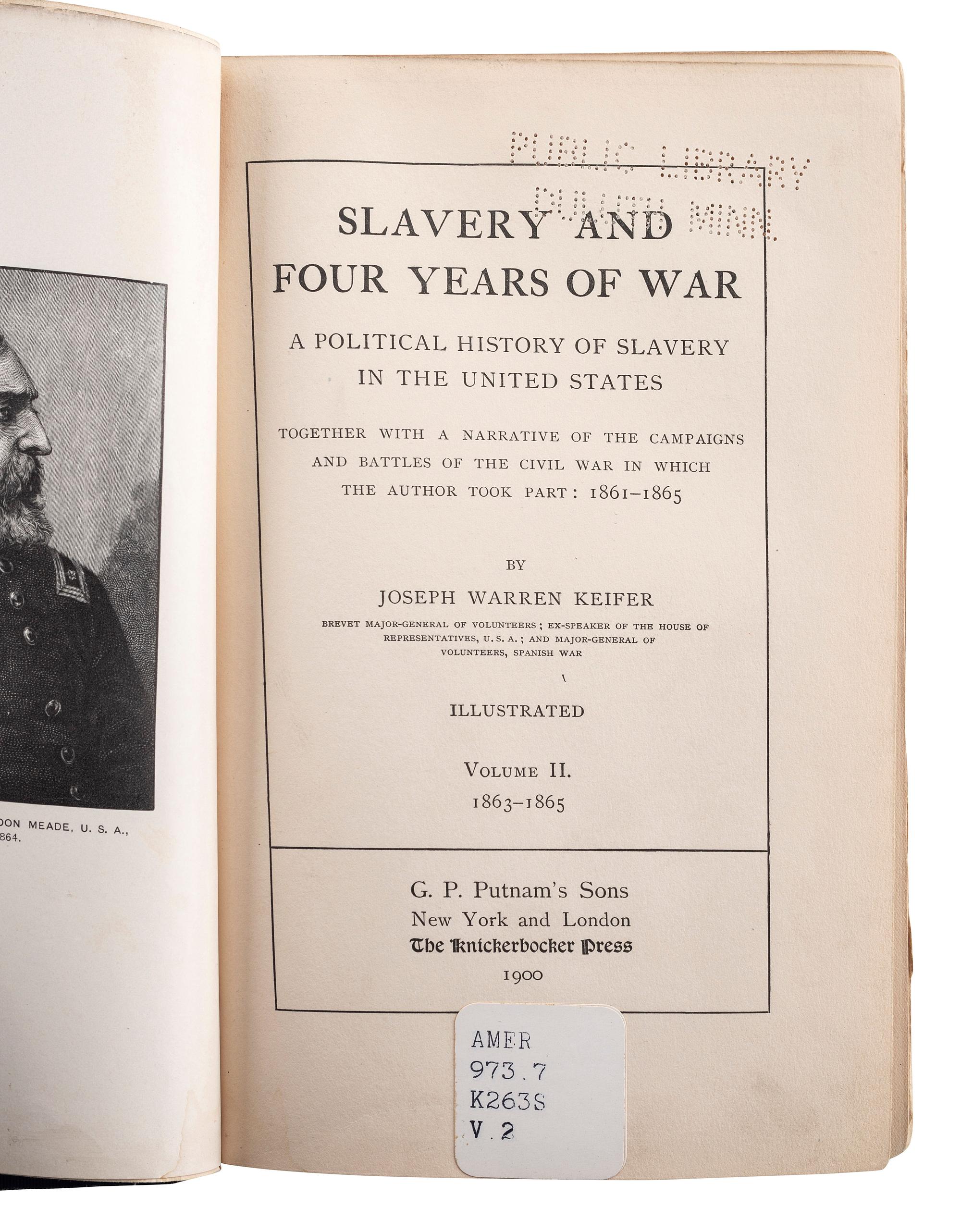 [SLAVERY & ABOLITION]. A group of 6 works related to American slavery, comprising: