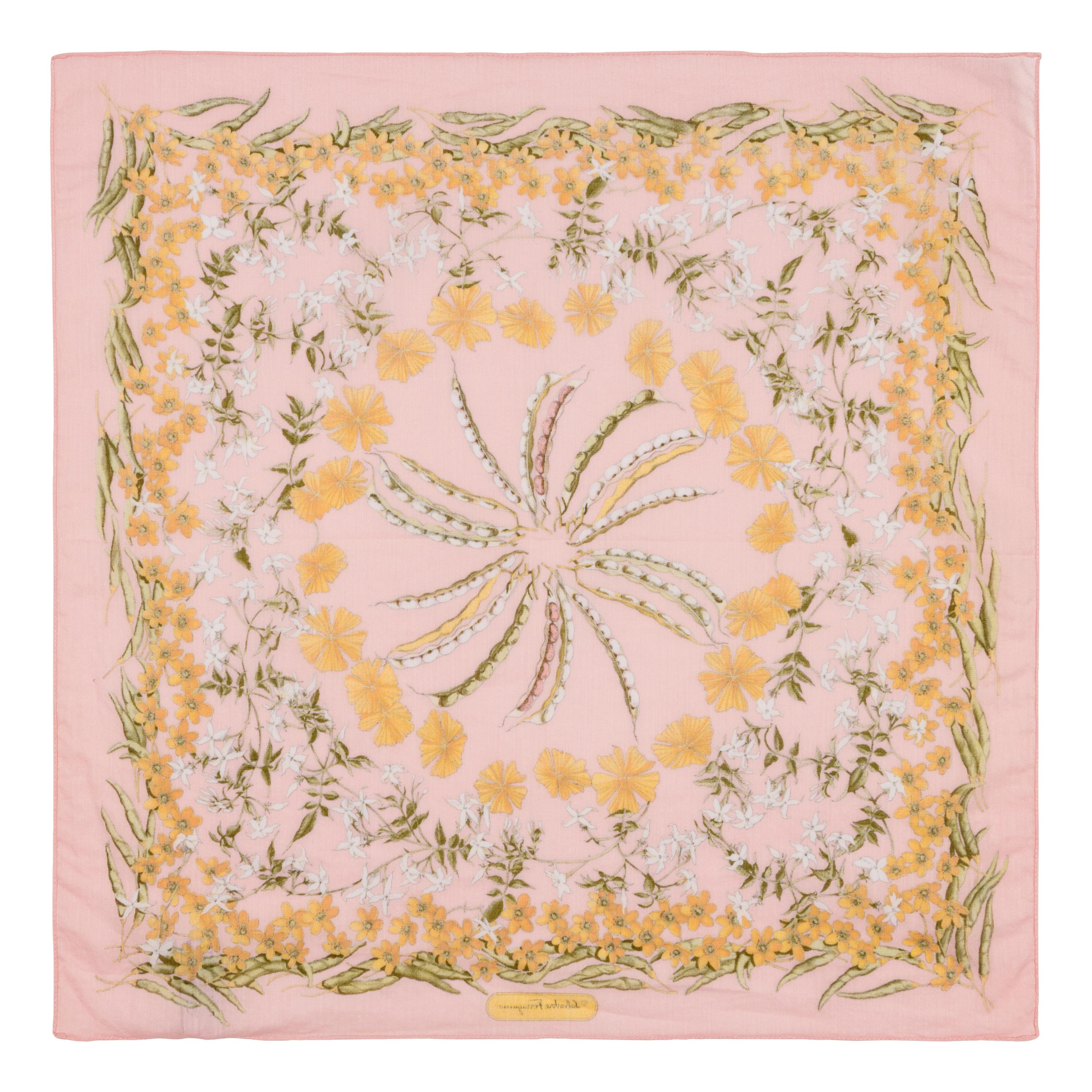 Ferragamo, Four Silk & Two Cotton Scarves