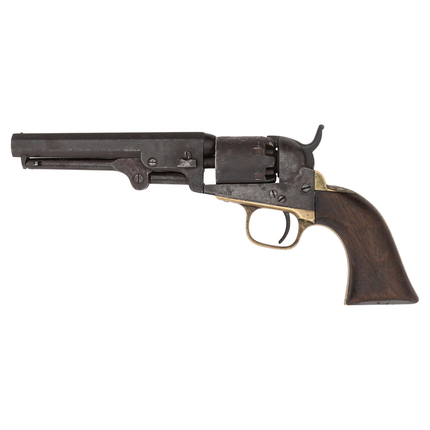 Colt Model 1849 Pocket Revolver Presented to Private John Peddie Wounded at Cold Harbor