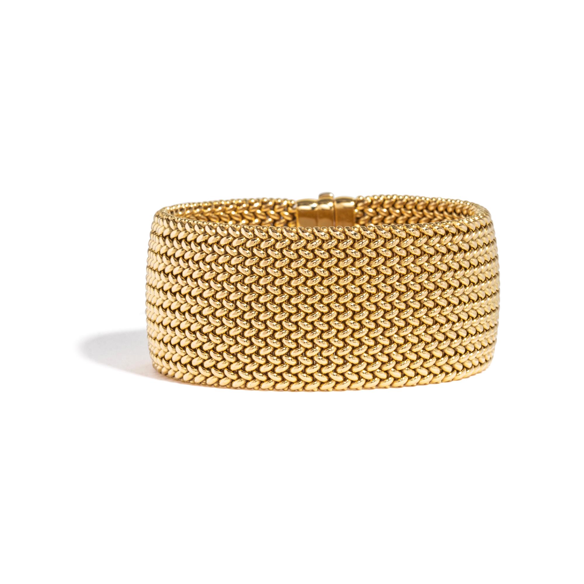 SUPERORO, YELLOW GOLD BRACELET