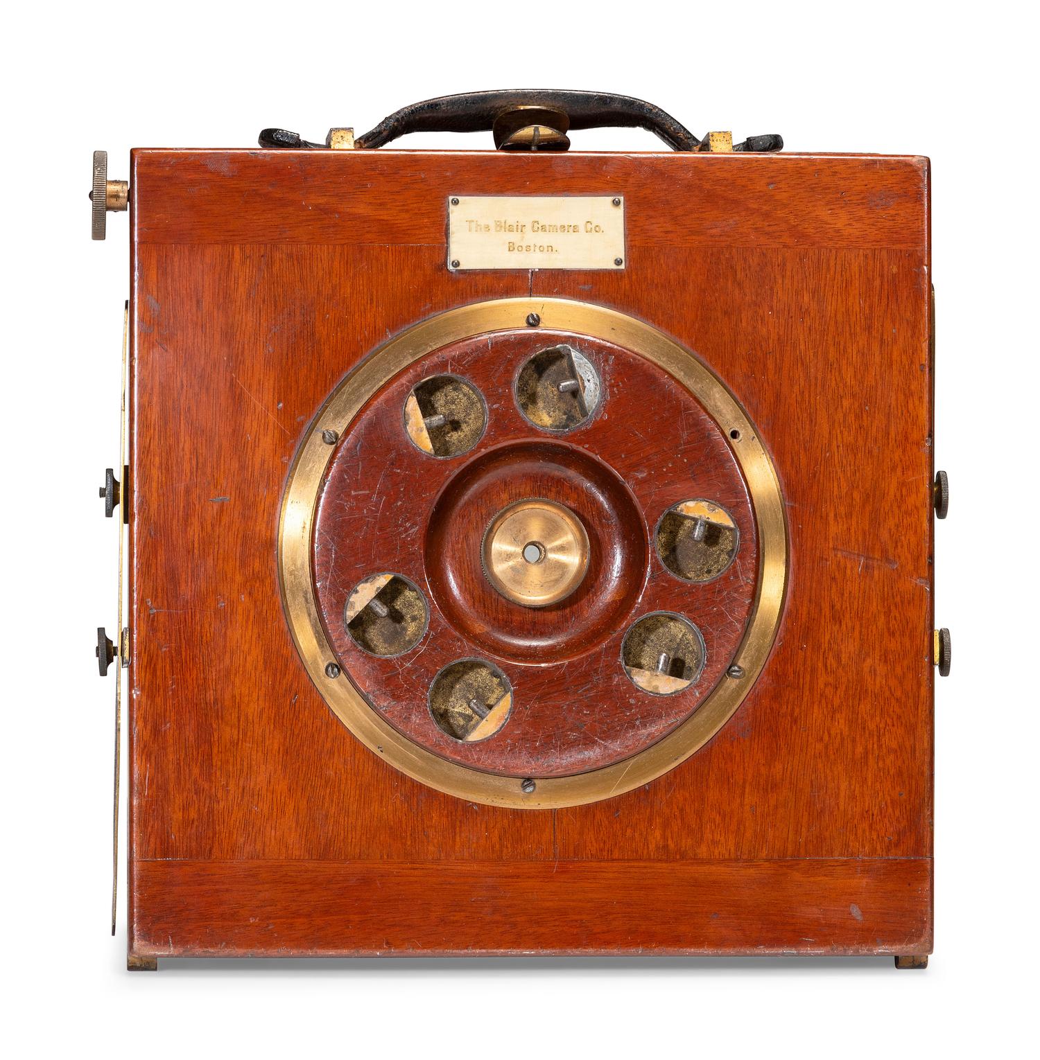 [EARLY PHOTOGRAPHY]. A group of 2 reversible back cameras produced by the Blair Camera Co., Boston, MA, ca 1888-1889.