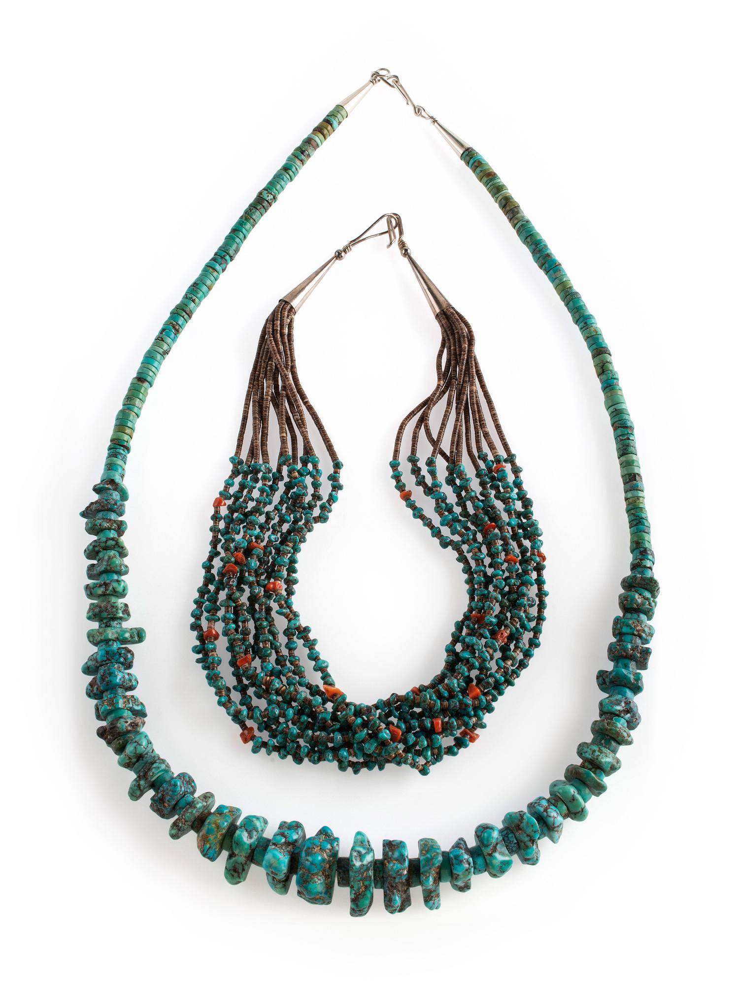 Pueblo Turquoise Necklaces