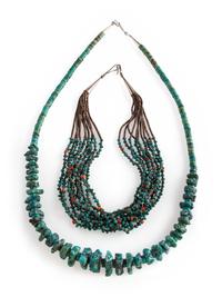 Pueblo Turquoise Necklaces