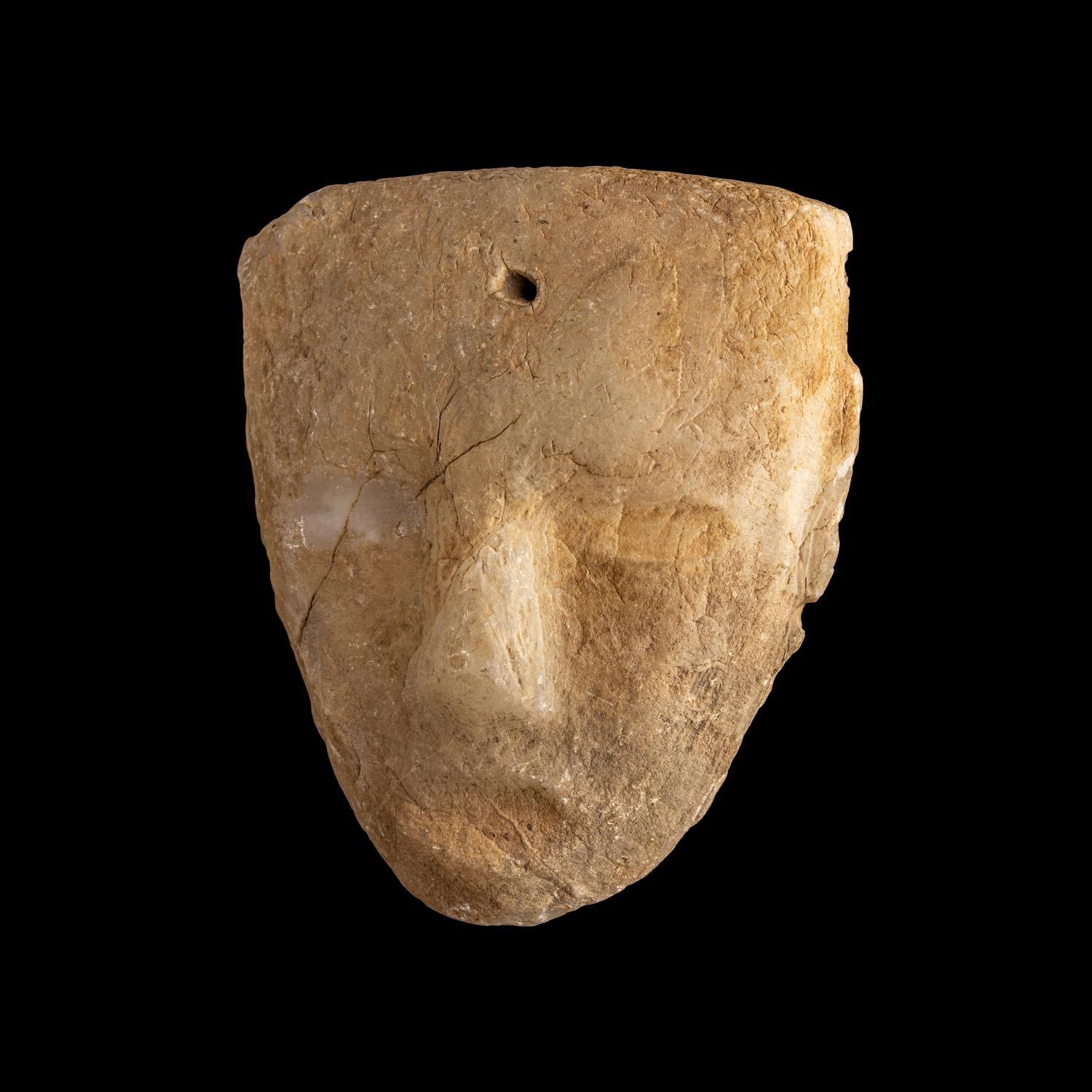A Teotihuacan Alabaster Stone Mask
