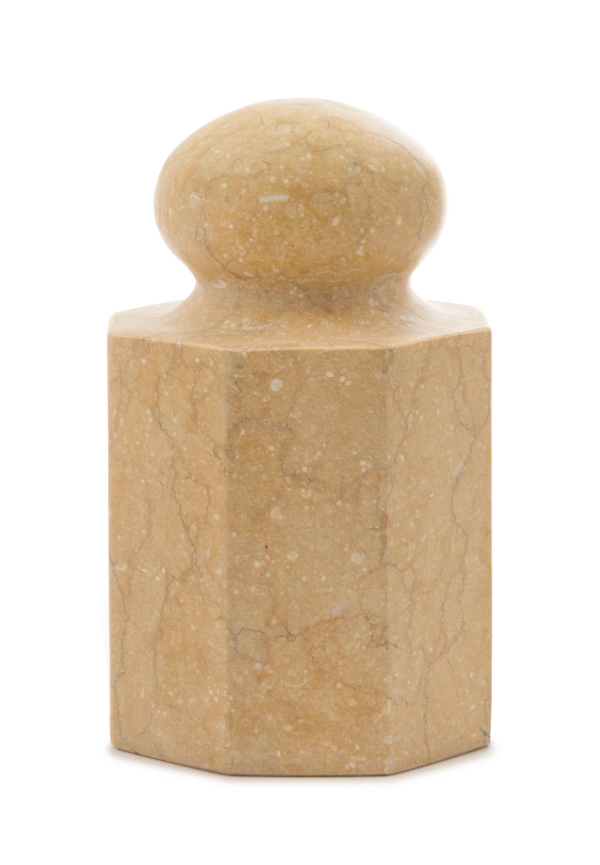 A Large Marble Doorstop Height 8 inches.