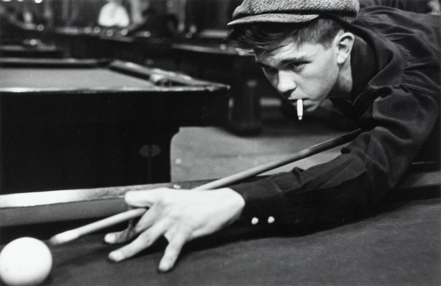 Art Shay (1922-2018) West Side Pool Player, 1950